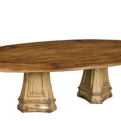Palermo Double Pedestal Dining Table P-042