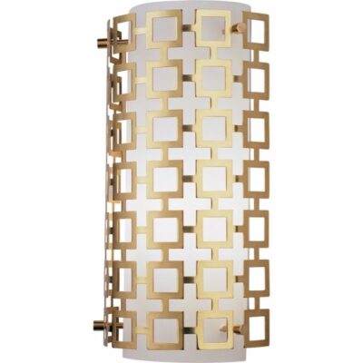 Chain Link Wall Sconce--brass