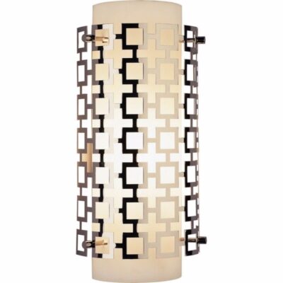 Chain Link Wall Sconce--polished Nickel