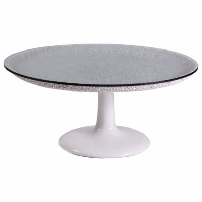 Seascape Round Cocktail Table- White