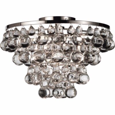 Clear Ice--ceiling - Polished Nickel