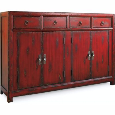 Red Asian Cabinet