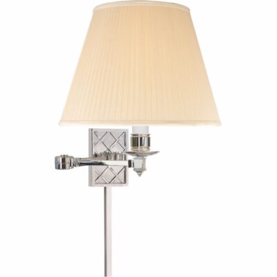 Filigree Swing Arm Sconce - Polished Nickel