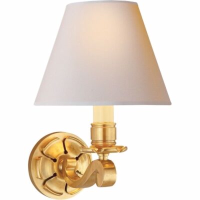 Florette Sconce - Natural Brass