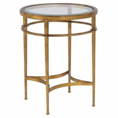 Adolpho Side Table--19"--gold