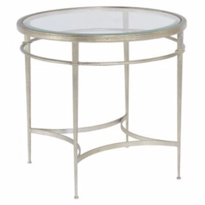 Adolpho Side Table--30"--siver