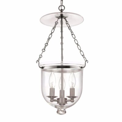 Imperial Pendant-clear Glass - Polished Nickel