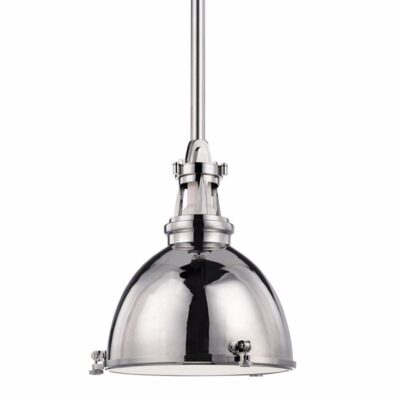 Industria Pendant--medium - Polished Nickel