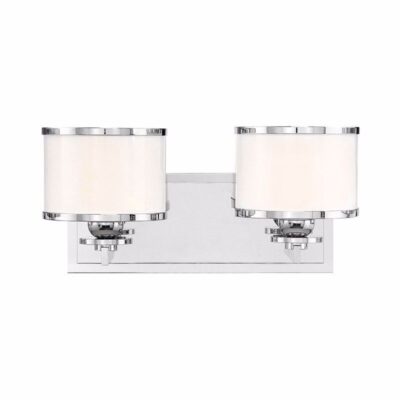 James Double Sconce - Polished Nickel