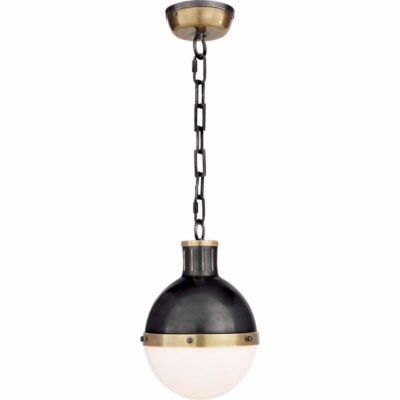 Hicks Small Pendant - Bronze & Hand-rubbed Antique Brass