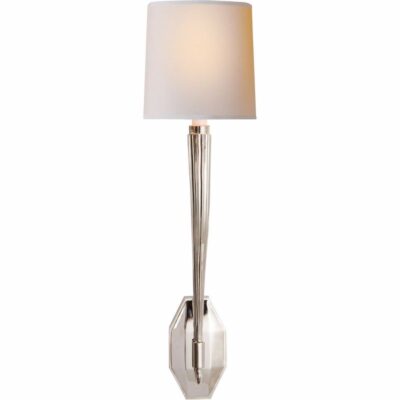 Larsen Single Sconce - Polished Nickel