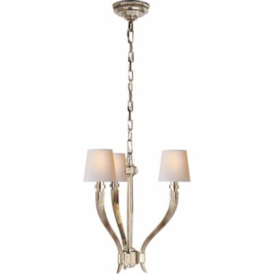 Larsen Small Chandelier - Polished Nickel