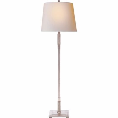 Marcus Floor Lamp - Burnished Silver Leaf