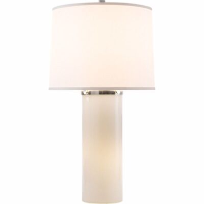 Moon Glow Table Lamp - White Glass