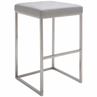 Emeril Bar Stool--brushed Stainless