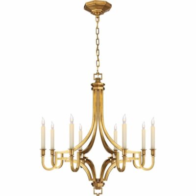 Mykonos Small Chandelier - Antique Burnished Brass