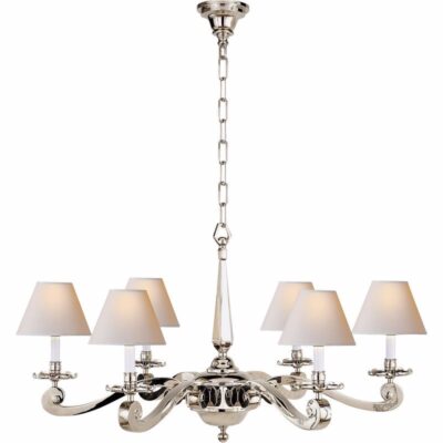 Myrna Chandelier - Polished Nickel