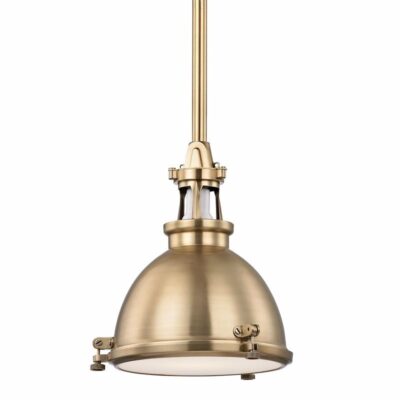 Industria Pendant--small - Aged Brass