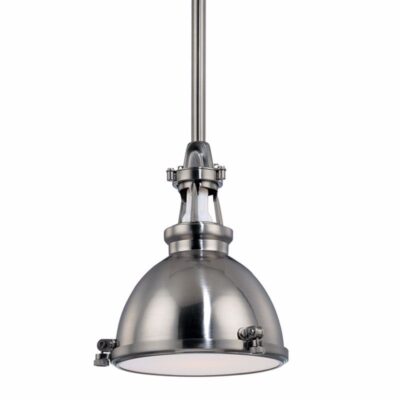 Industria Pendant--small - Satin Nickel