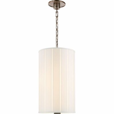 Perfect Pleat Pendant--small - Pewter