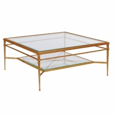 Delphi Cocktail Table--gold Leaf