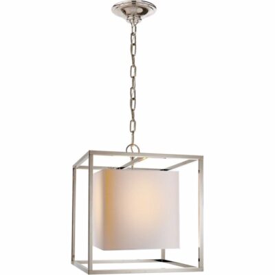 Perfect Square Small Lantern - Polished Nickel