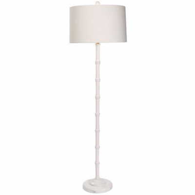 Walcott Floor Lamp - Distressed White