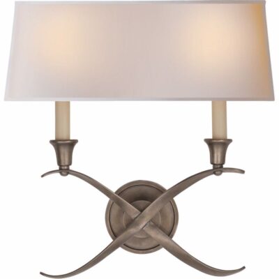 Large Cross Sconce - Antique Nickel