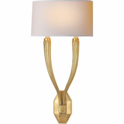 Larsen Double Sconce - Antique Burnished Brass
