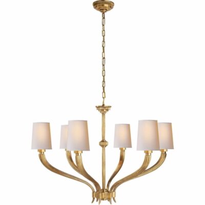 Larsen Large Chandelier - Antique Burnished Brass