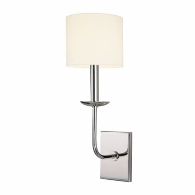 Pristine Single Sconce - Polished Nickel