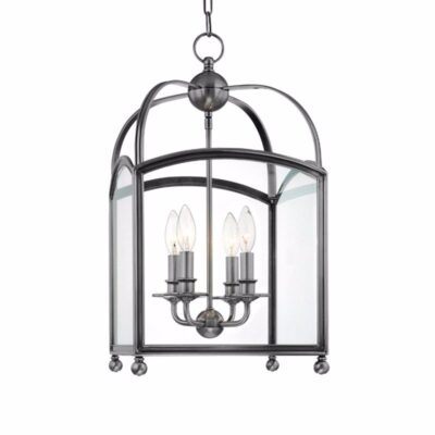 Revere Pendant-square-medium - Polished Nickel