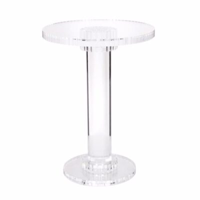 Dominique Acrylic Accent Table
