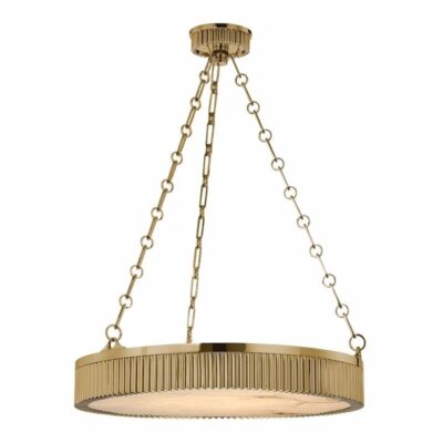 Rialto Pendant--large - Aged Brass