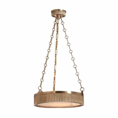 Rialto Pendant--medium - Aged Brass
