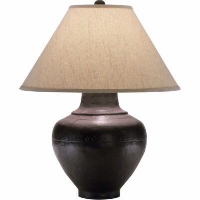 Mission Table Lamp - Antique Rust/brussels Linen