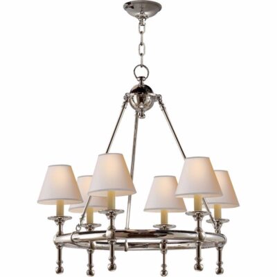 Ring Chandelier--small  - Polished Nickel
