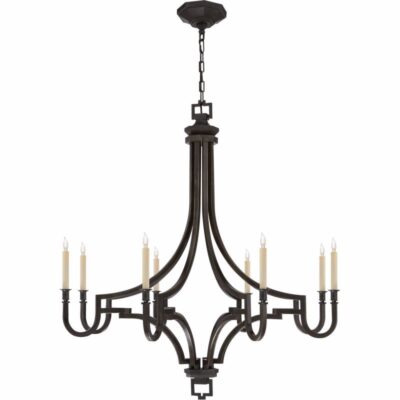 Mykonos Large Chandelier - Aged Iron