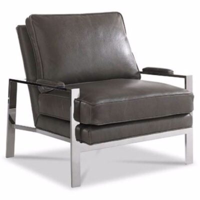 Turbo Metal Chair--leather
