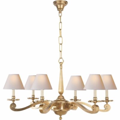 Myrna Chandelier - Natural Brass
