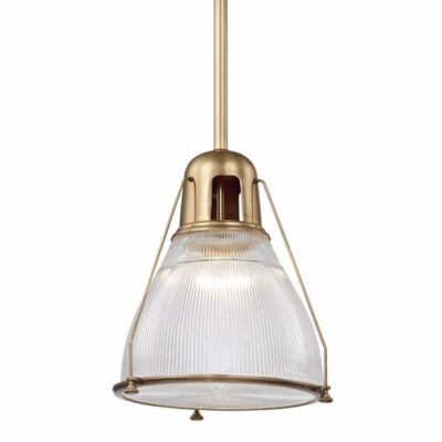 Noho Pendant-large - Aged Brass