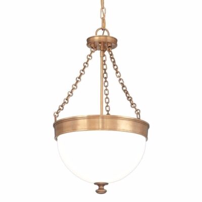 Souffle Pendant-large - Aged Brass