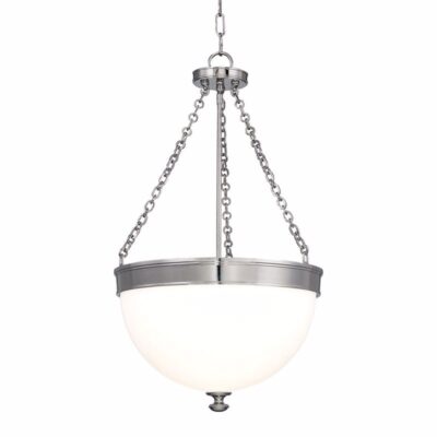 Souffle Pendant-large - Polished Nickel