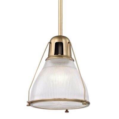 Noho Pendant-small - Aged Brass