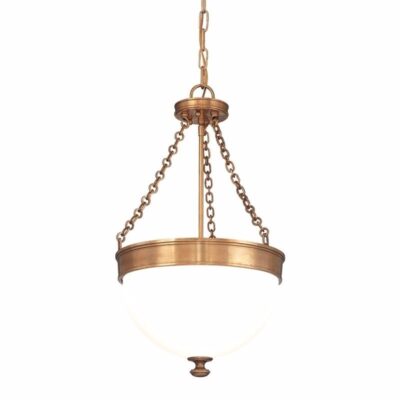 Souffle Pendant-medium - Aged Brass