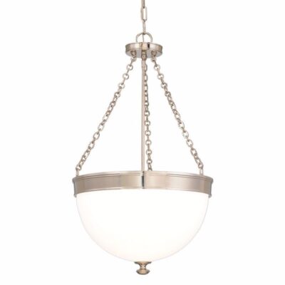 Souffle Pendant-medium - Polished Nickel