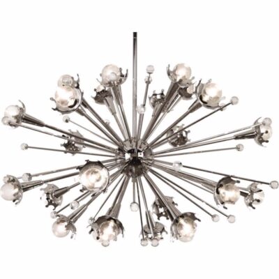 Sputnik Chandelier--medium - Polished Nickel