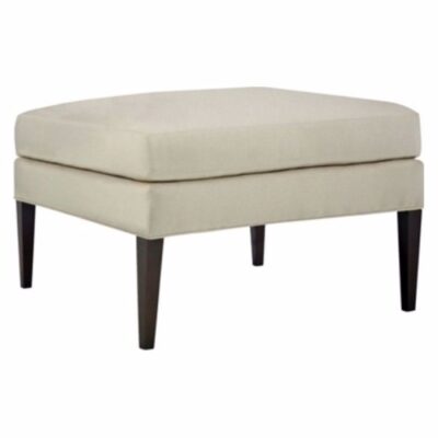 Pauline Ottoman With Tapered Legs