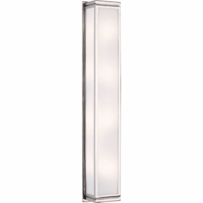 Straight Edge Sconce--large - Polished Nickel