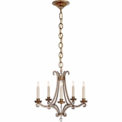 Oslo Mini Chandelier - Gilded Iron